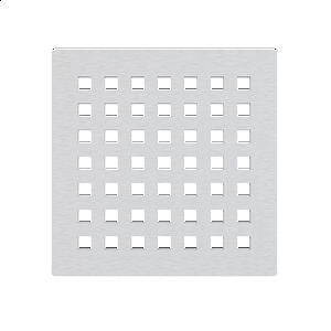 Mřížka pro nerezové vpusti 102×102&nbsp;mm nerez